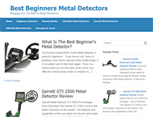 Tablet Screenshot of metaldetectorplus.com